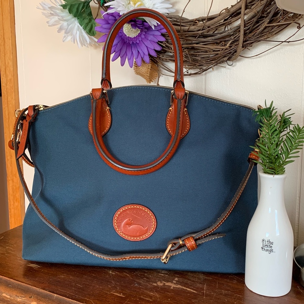 Dooney and Bourke Nylon Satchel Crossbody Bag - Picture 3 of 16